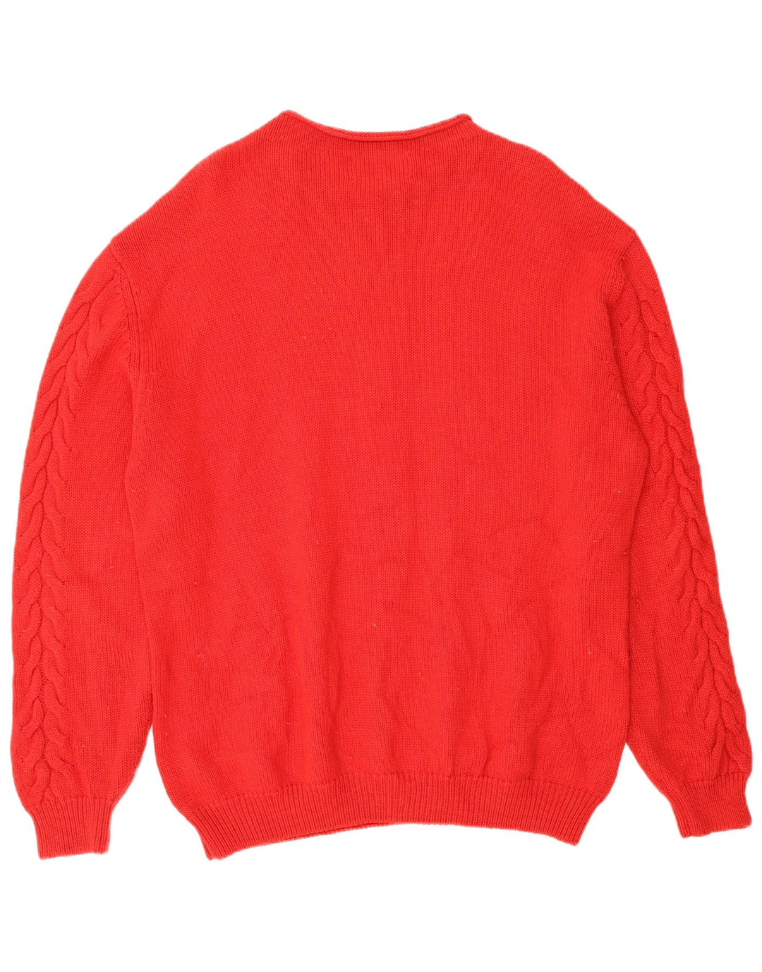 Les Copains Mens Turtle Neck Jumper Sweater IT 52 Large Red Virgin Wool