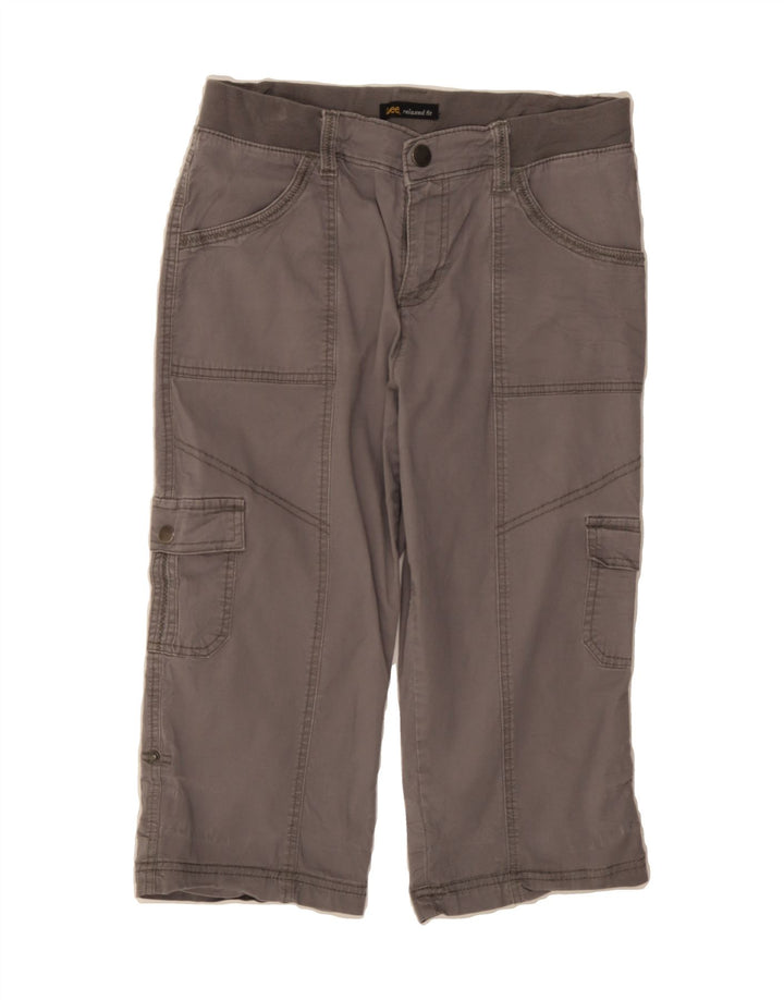 LEE Womens Capri Relaxed Fit Cargo Trousers US 8 Medium W30 L18 Grey Vintage Lee and Second-Hand Lee from Messina Hembry 