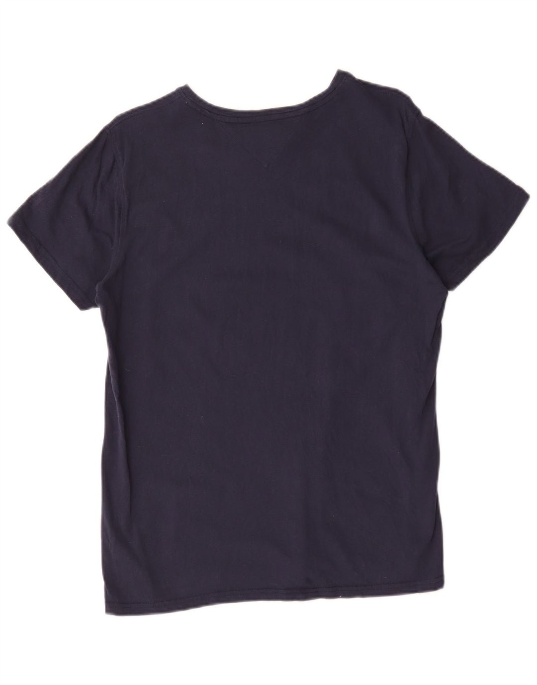 Tommy Hilfiger Mens T-Shirt Top Medium Navy Blue Cotton