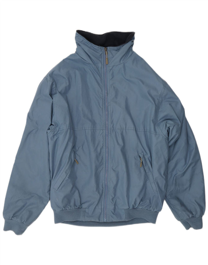 Musto Mens Windbreaker Jacket UK 40 Large Blue Polyester