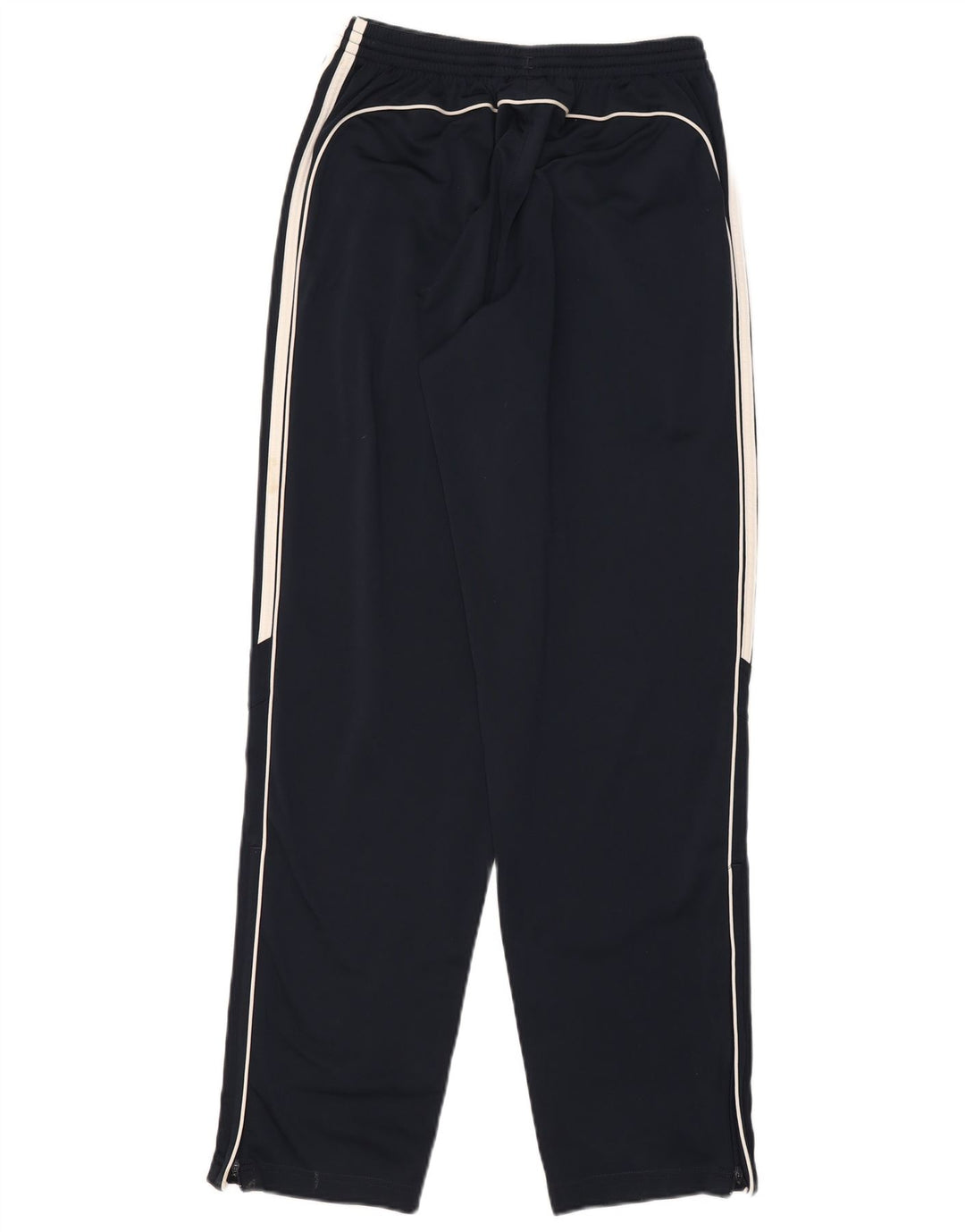 Adidas Boys Tracksuit Trousers 15-16 Years Navy Blue Polyester