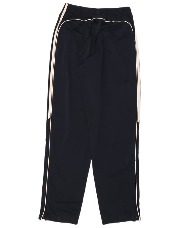 Adidas Boys Tracksuit Trousers 15-16 Years Navy Blue Polyester