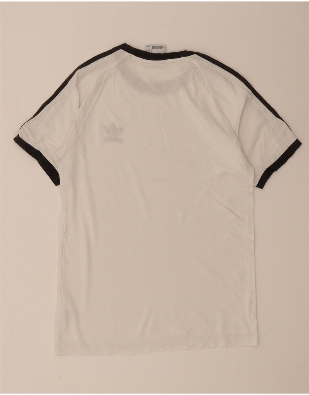Adidas Mens T-Shirt Top Small White Cotton