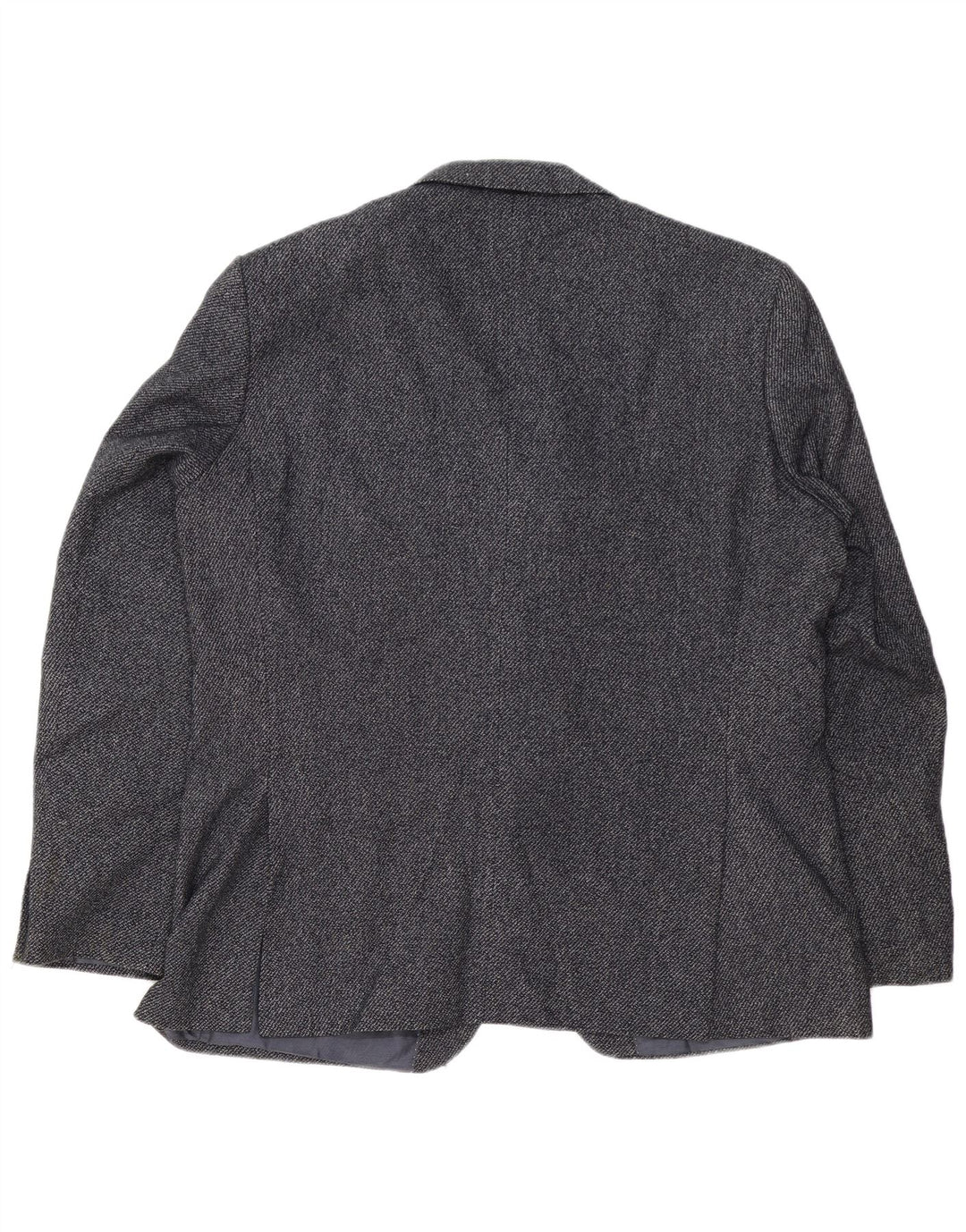 Marks & Spencer Mens 2 Button Blazer Jacket UK 46 XL Navy Blue Wool