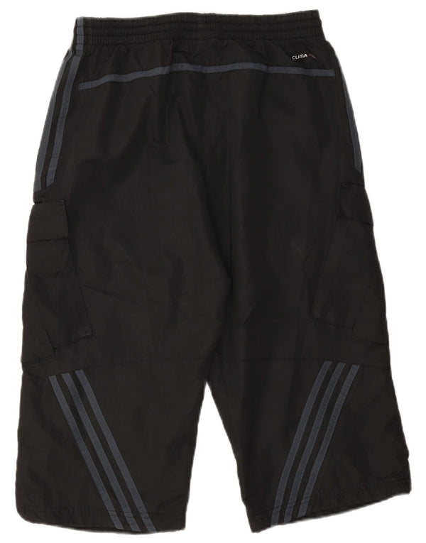 Adidas Mens Clima Proof Bermuda Sport Shorts Small  Black Polyester