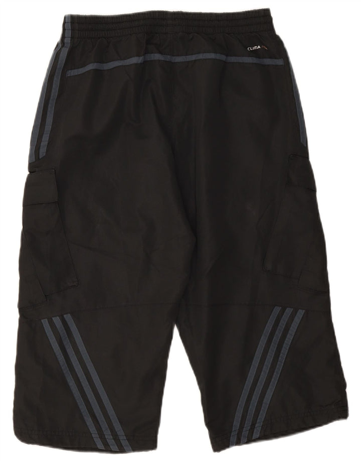 Adidas Mens Clima Proof Bermuda Sport Shorts Small  Black Polyester