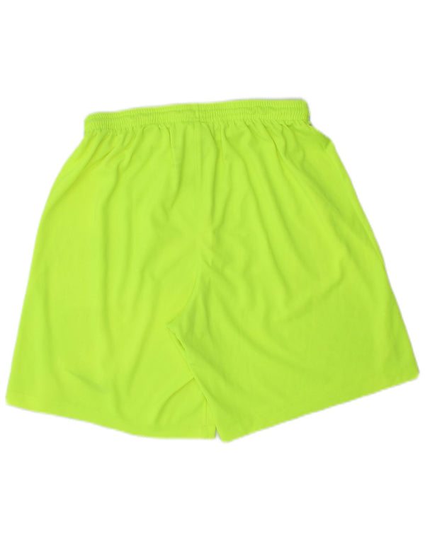 Nike Mens Dri Fit Slim Fit Sport Shorts Large Yellow Polyester