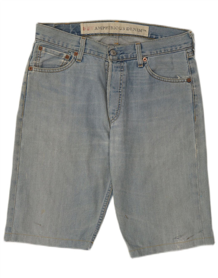 LEVI'S Mens 501 Denim Shorts W30 Medium  Blue Cotton
