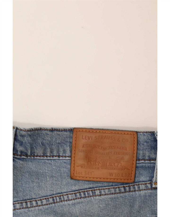 Levi's Mens 541 Straight Jeans W30 L32 Blue Cotton