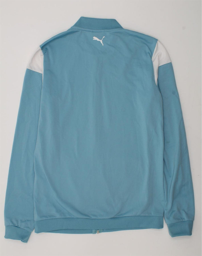 PUMA Girls Tracksuit Top Jacket 15-16 Years Blue Polyester | Vintage Puma | Thrift | Second-Hand Puma | Used Clothing | Messina Hembry 