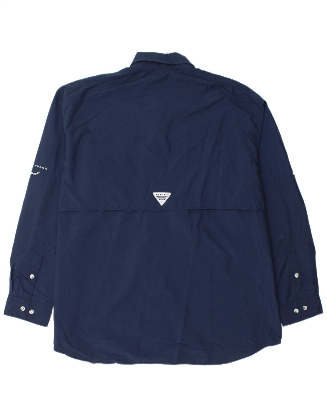 Columbia Mens Shirt XL Navy Blue Nylon