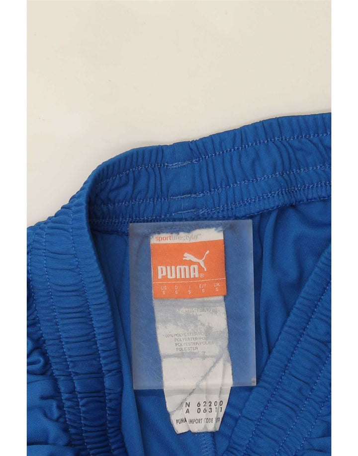 Puma Mens Sport Shorts Small Blue Polyester