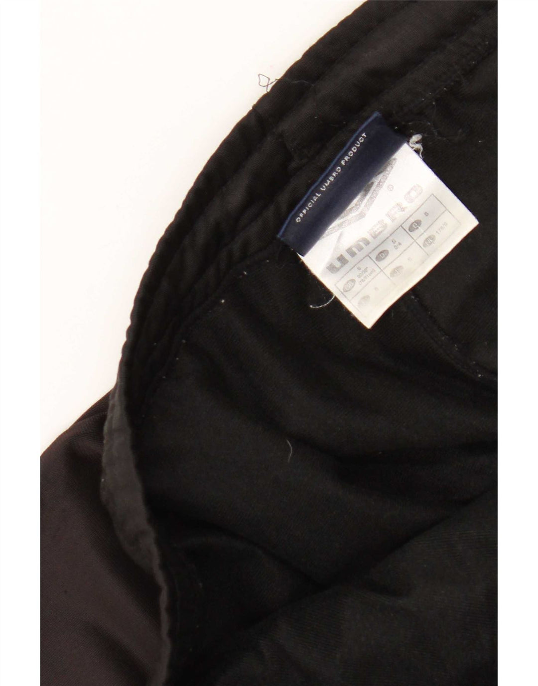Umbro Mens Tracksuit Trousers Small  Black Polyester