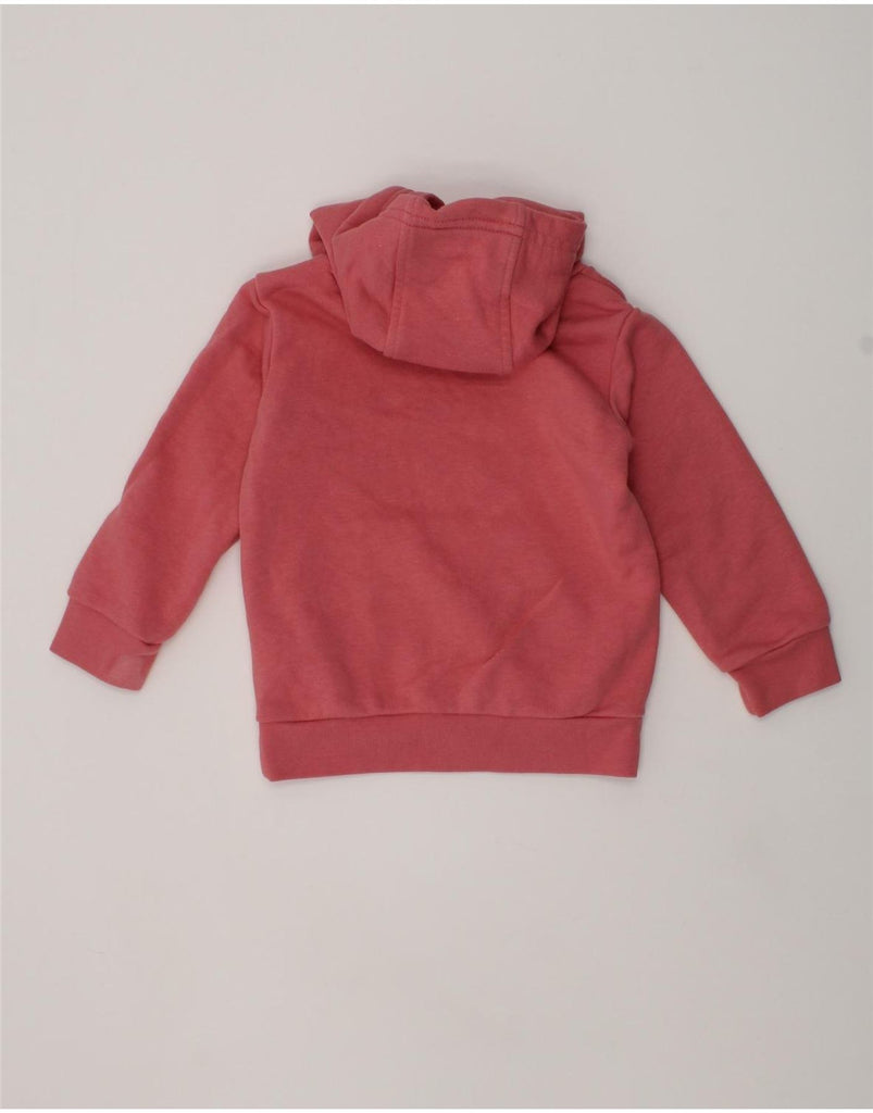 ADIDAS Baby Girls Graphic Hoodie Jumper 9-12 Months Pink Cotton | Vintage Adidas | Thrift | Second-Hand Adidas | Used Clothing | Messina Hembry 