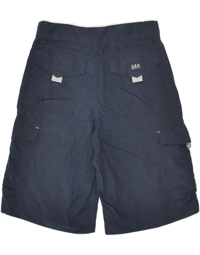 GAP Boys Cargo Shorts 7-8 Years Medium W25 Navy Blue Cotton | Vintage Gap | Thrift | Second-Hand Gap | Used Clothing | Messina Hembry 