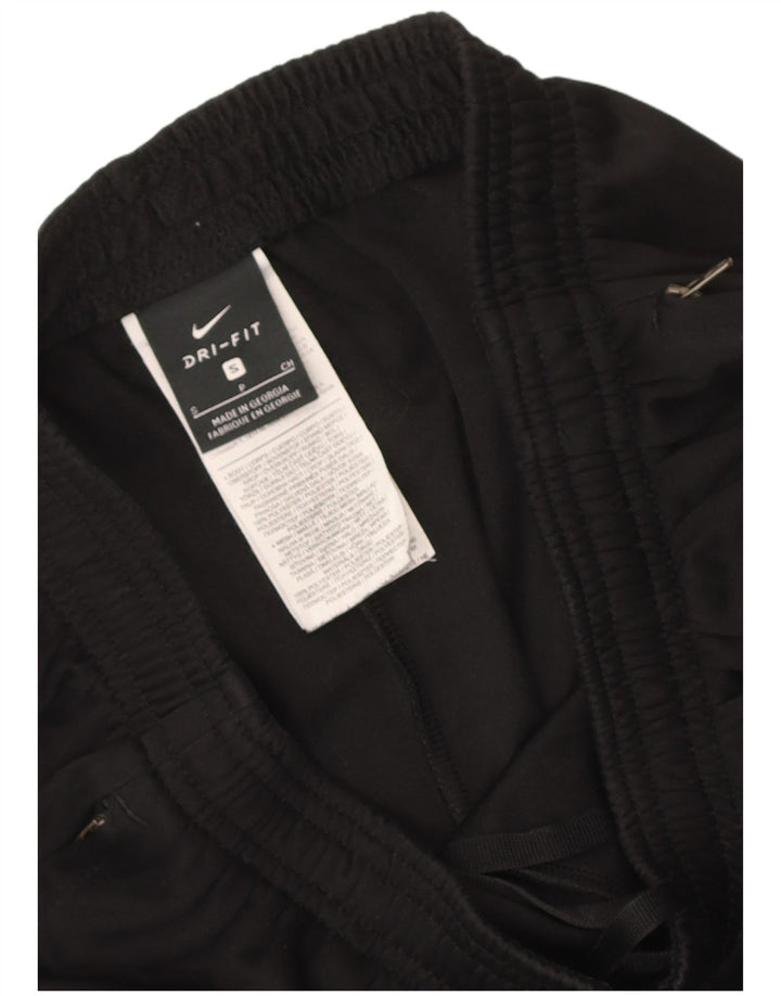 Nike Mens Dri Fit Tracksuit Trousers Small Black Polyester