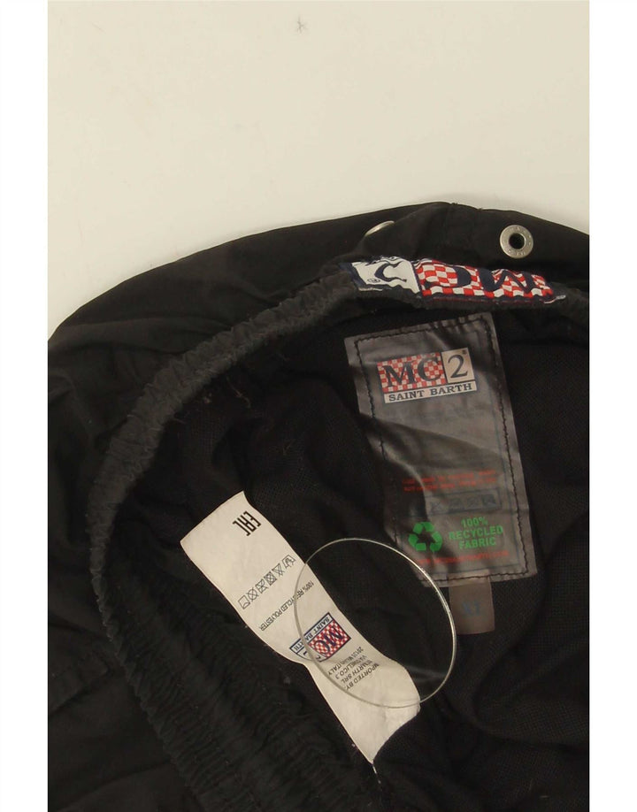 MC2 SAINT BARTH Mens Swimming Shorts XL Black Polyester