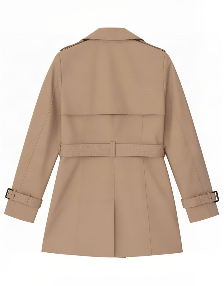 Zara Womens Trench Coat UK 10 Small Beige