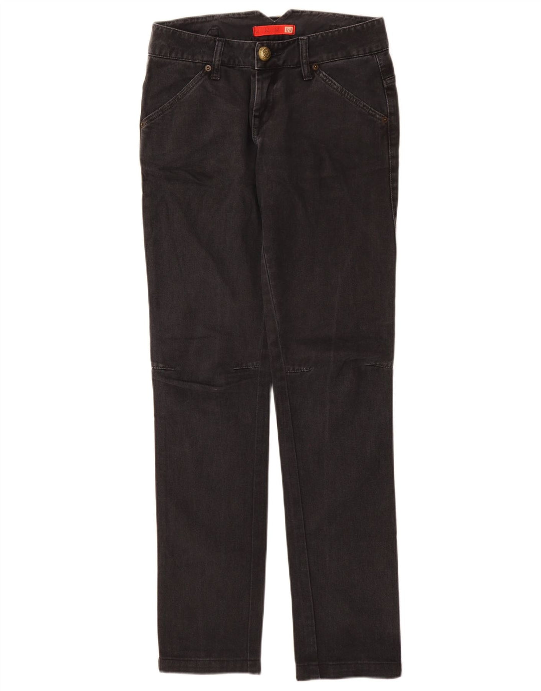 Liu Jo Womens Slim Jeans W27 L33 Black Cotton