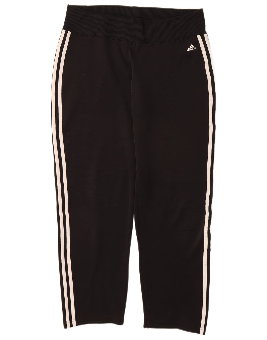 ADIDAS Womens Tracksuit Trousers UK 16 Large  Black Polyester