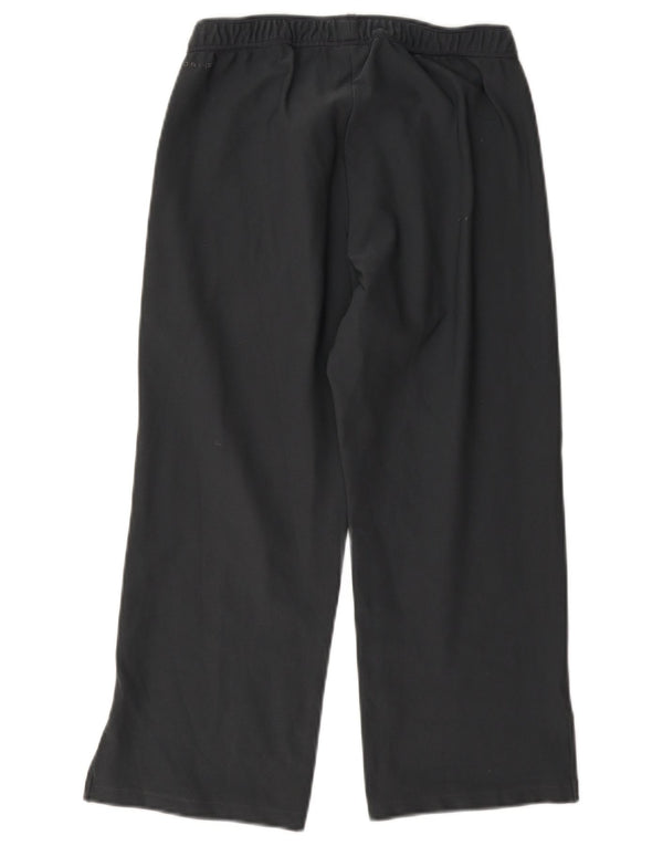 Nike Womens Dri Fit Capri Regular Trousers UK 10/12 Medium Grey