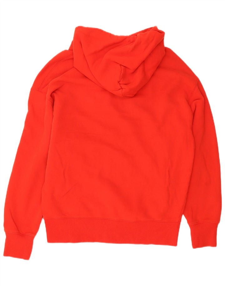 Tommy Hilfiger Mens Hoodie Jumper Small Red Cotton