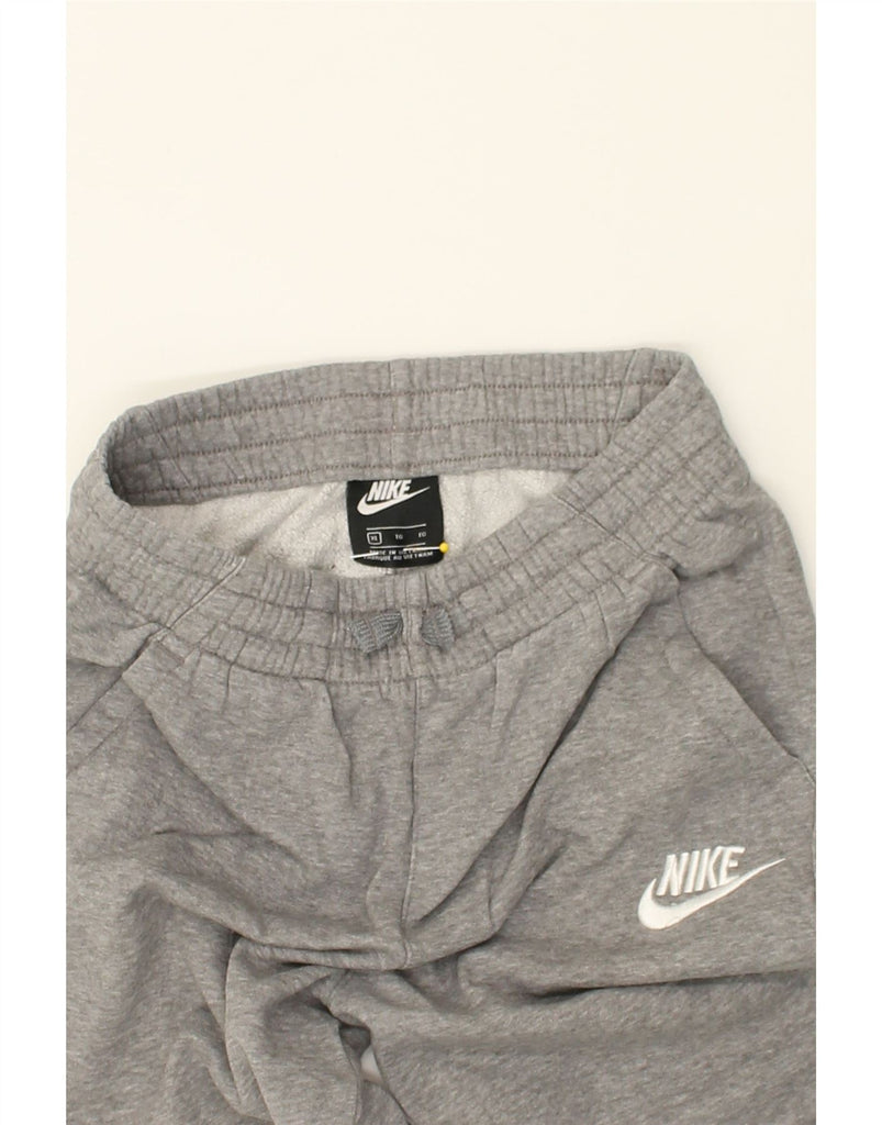 NIKE Womens Tracksuit Trousers UK 18 XL Grey Cotton | Vintage Nike | Thrift | Second-Hand Nike | Used Clothing | Messina Hembry 