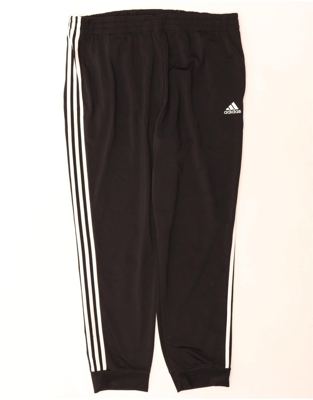Adidas Mens Tracksuit Trousers Joggers 2XL Black Polyester