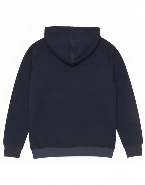 Adidas Mens Graphic Hoodie Jumper Large Navy Blue Cotton