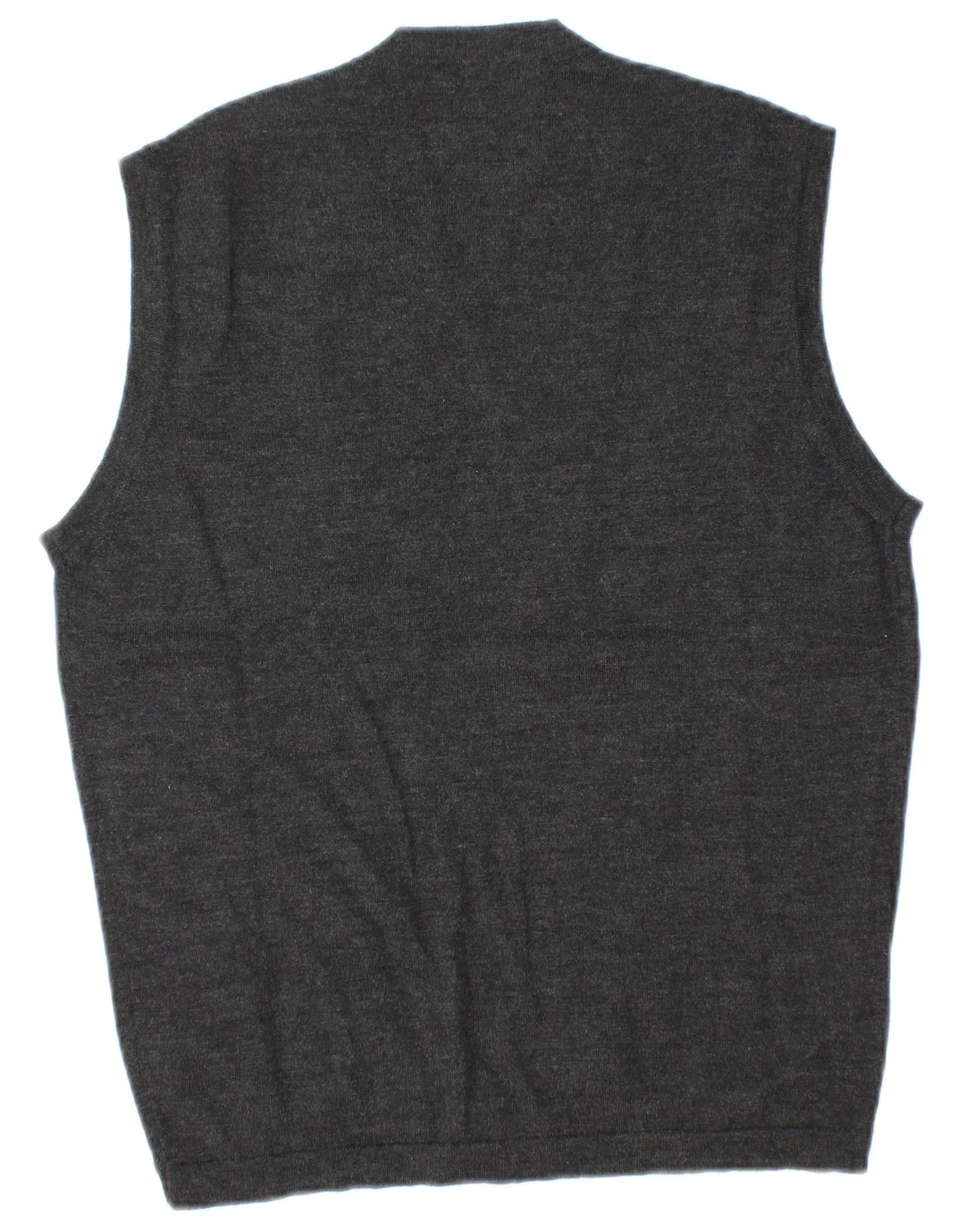 Ermenegildo Zegna Mens Vest Tank Top IT 48 Small Black Wool