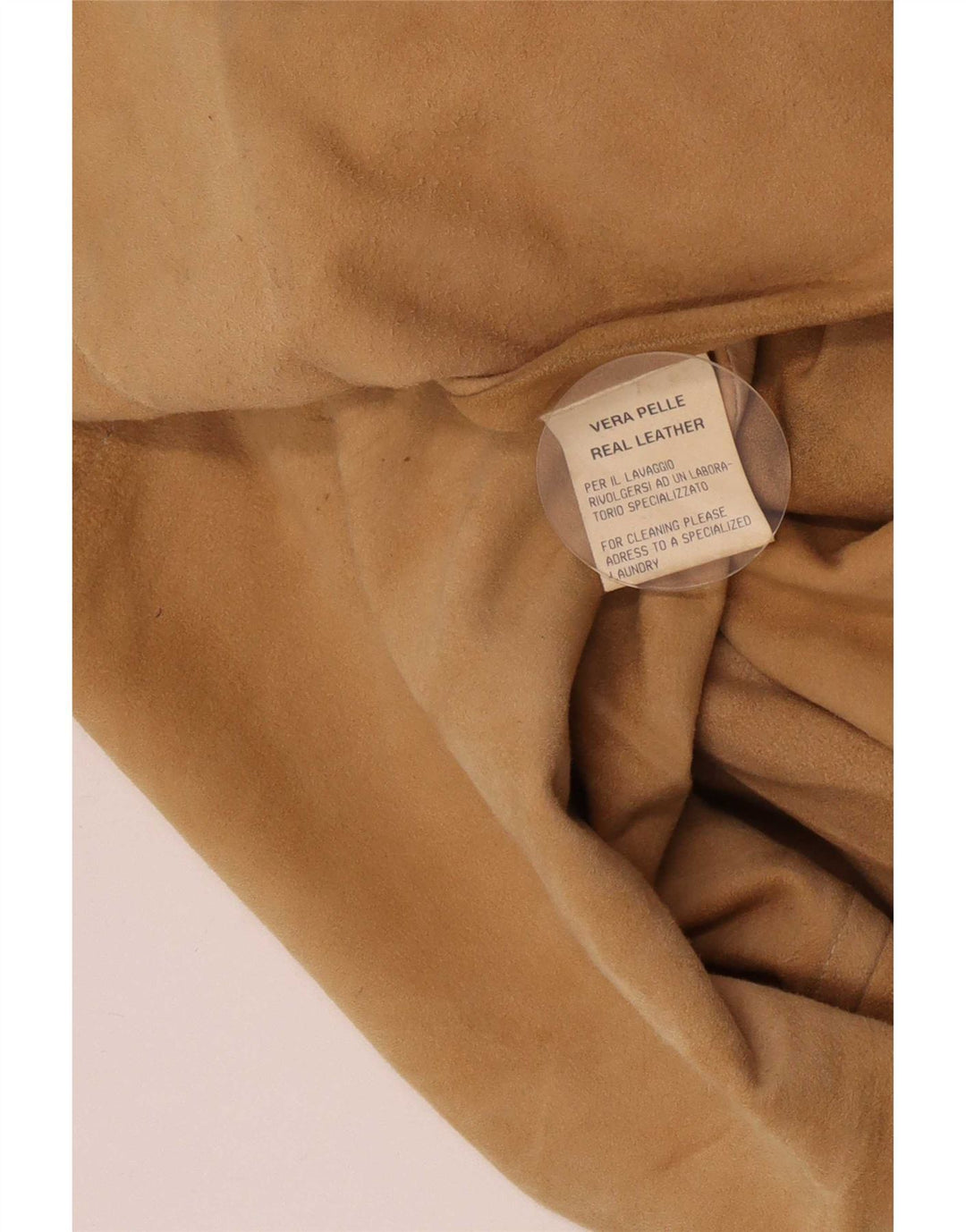 Enrico Mandelli Womens Leather Jacket UK 18 XL Brown Classic
