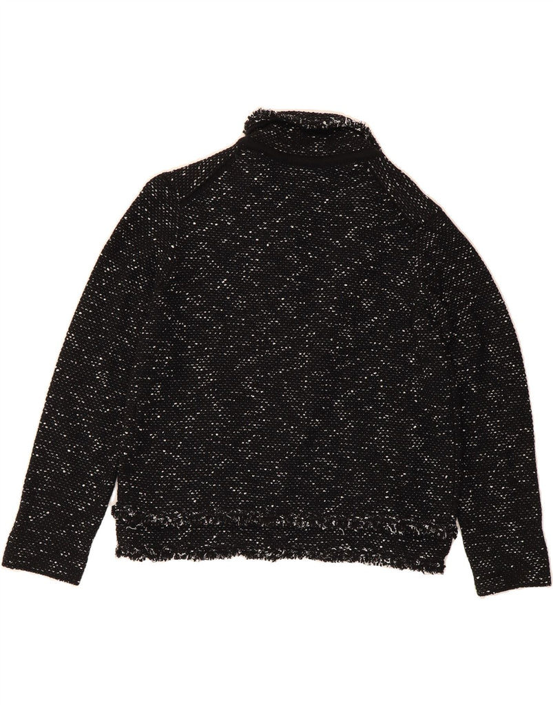 MASSIMO DUTTI Womens Cardigan Sweater UK 18 XL Black Flecked Vintage Massimo Dutti and Second-Hand Massimo Dutti from Messina Hembry 