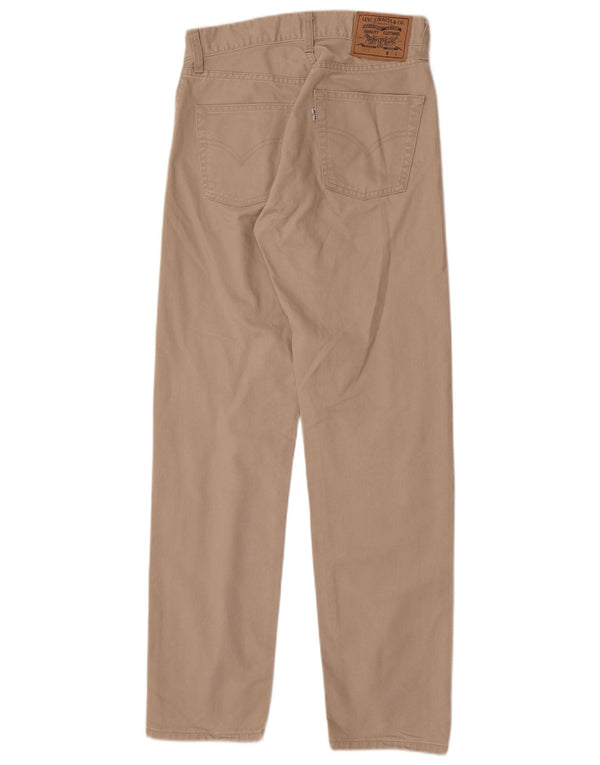 Levi's Womens 517 Bootcut Jeans W28 L32 Beige Cotton