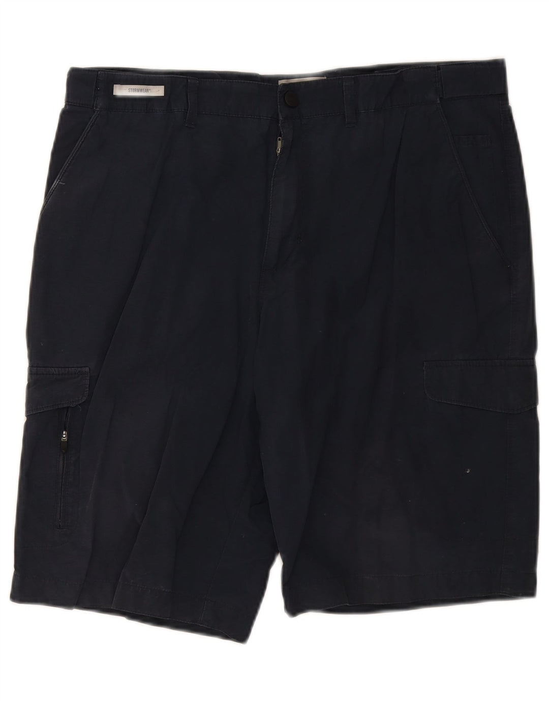 Marks & Spencer Mens Cargo Shorts W36 Large Navy Blue