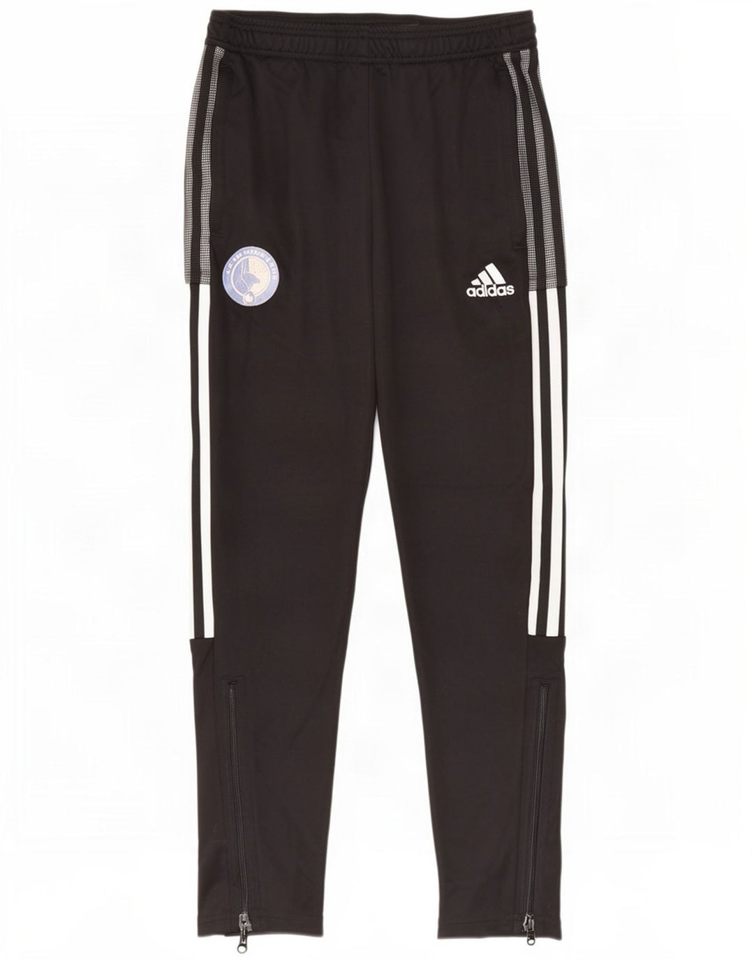 Adidas Mens Aeroready Tracksuit Trousers Small Black Polyester