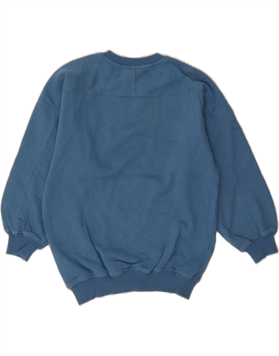 ADIDAS Boys Sweatshirt Jumper 9-10 Years Blue Cotton Vintage Adidas and Second-Hand Adidas from Messina Hembry 
