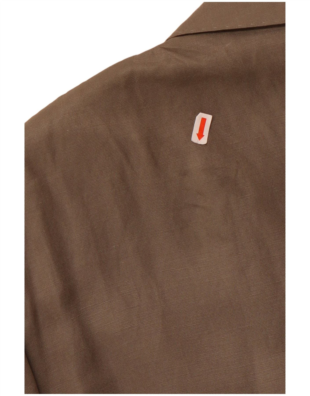 Marks & Spencer Mens 2 Button Blazer Jacket UK 38 Medium Khaki Silk