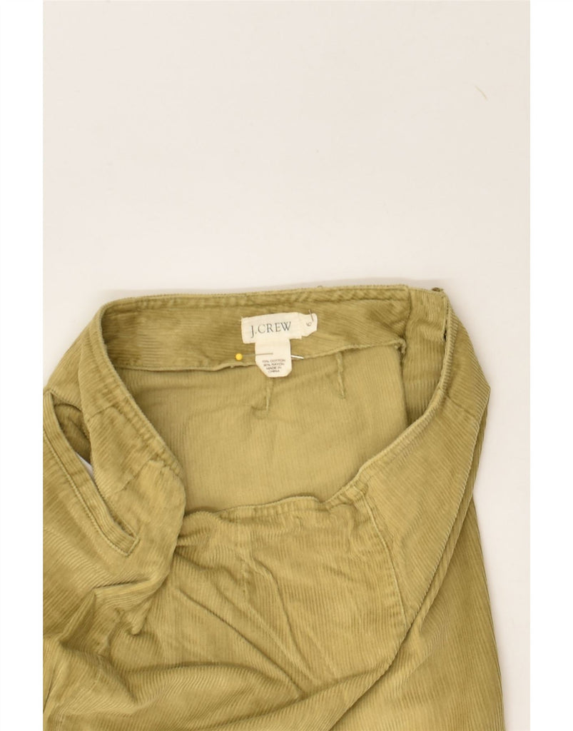 J. CREW Womens Straight Corduroy Trousers US 6 Medium W28 L28 Beige Cotton | Vintage J. Crew | Thrift | Second-Hand J. Crew | Used Clothing | Messina Hembry 