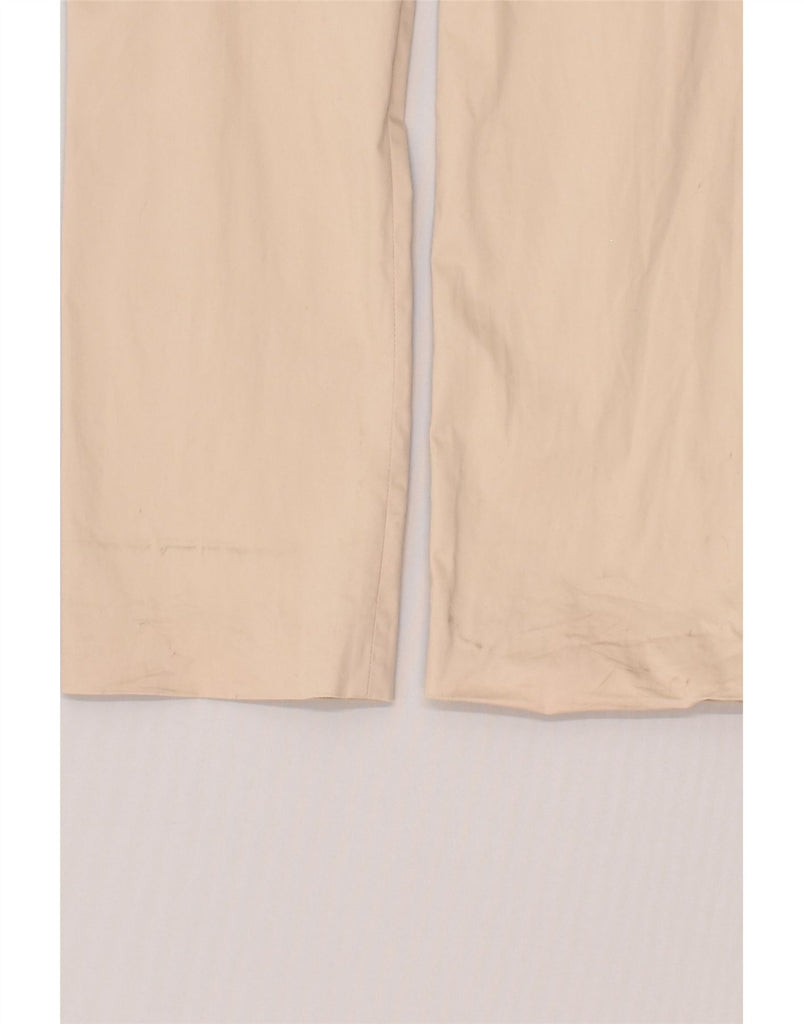 MASSIMO DUTTI Womens Slim Casual Trousers EU 38 Small W32 L30 Beige Cotton | Vintage Massimo Dutti | Thrift | Second-Hand Massimo Dutti | Used Clothing | Messina Hembry 