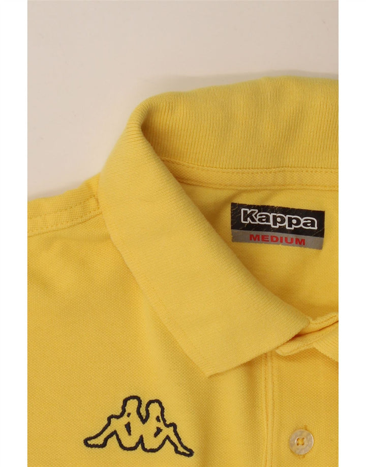 KAPPA Mens Polo Shirt Medium Yellow