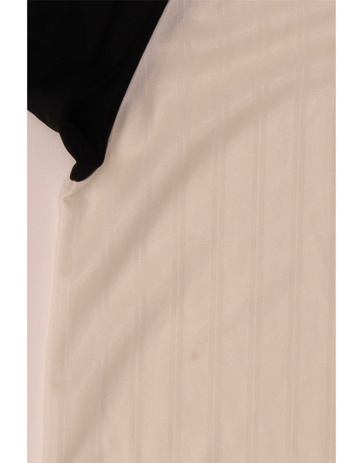 Nike Mens T-Shirt Top Medium White Colourblock Polyester