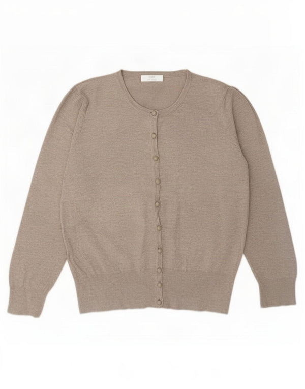 Marks & Spencer Womens Cardigan Sweater UK 18 XL Grey Viscose