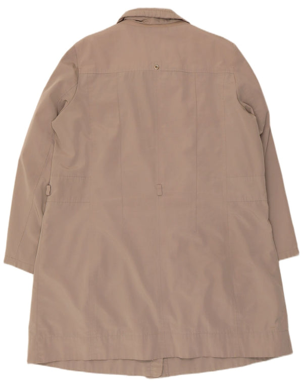 Geox Womens Respira Overcoat IT 48 XL Beige Polyester