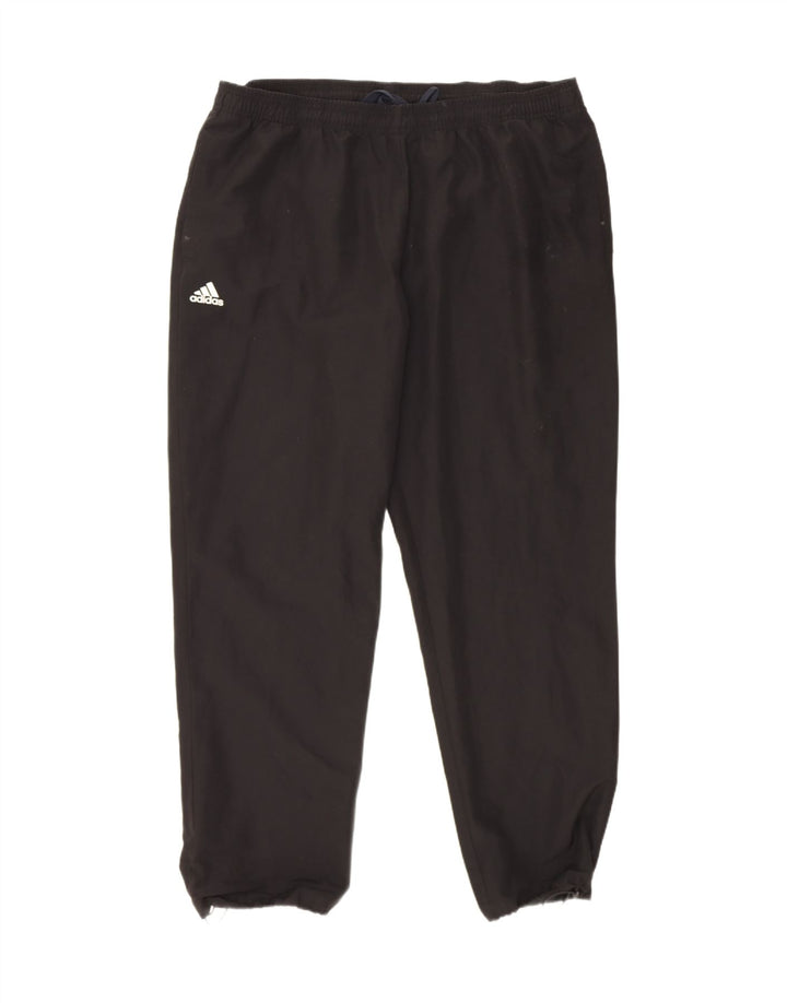 ADIDAS Mens Graphic Tracksuit Trousers Joggers 2XL Black Vintage Adidas and Second-Hand Adidas from Messina Hembry 