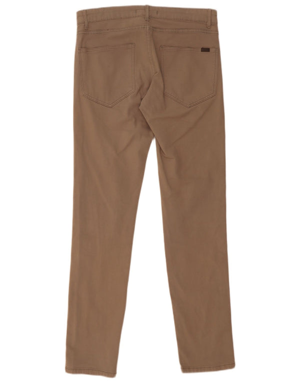 Zara Mens Slim Casual Trousers EU 40 Medium W31 L32 Beige