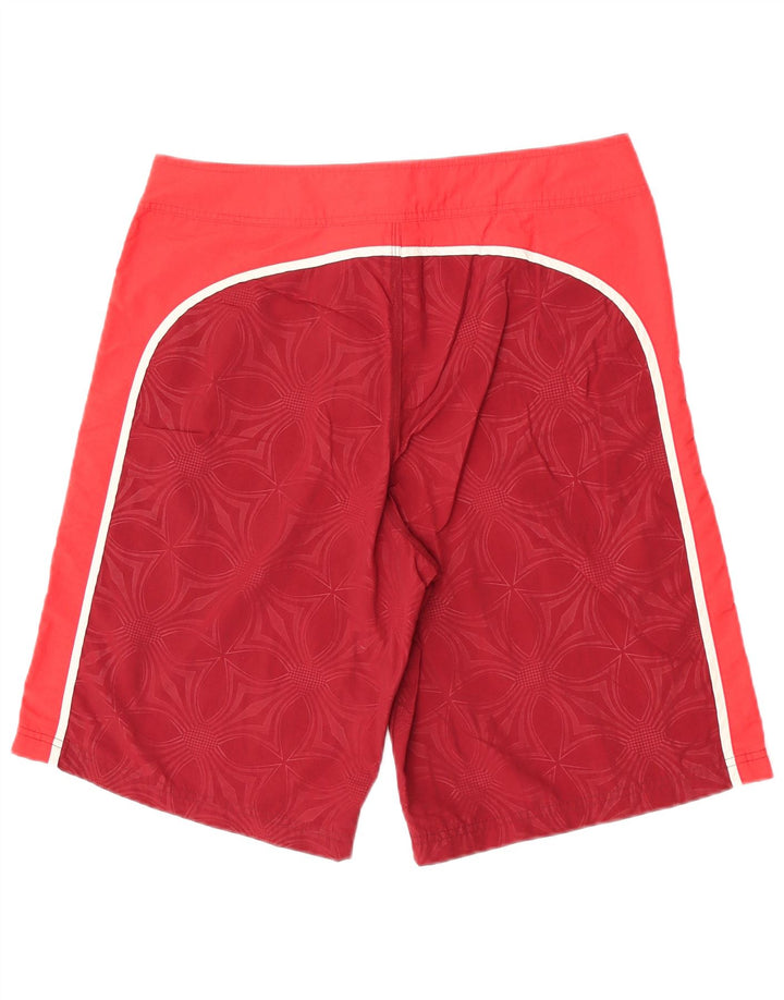 Nike Mens Swimming Shorts Medium  Red Floral Nylon