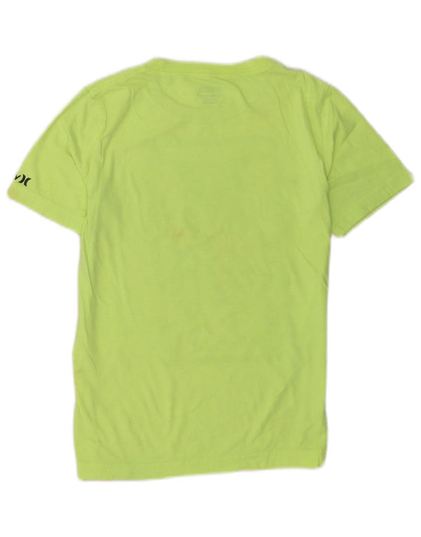 Hurley Girls Graphic T-Shirt Top 10-11 Years Medium Green