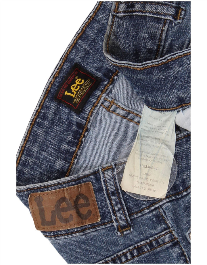 Lee Womens Capri Jeans US 18 2XL W36 L11 Blue Cotton