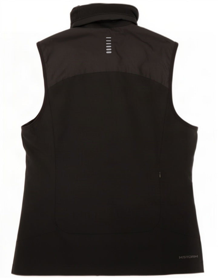 Under Armour Womens Cold Gear Vest Top UK 14 Medium Black Polyester