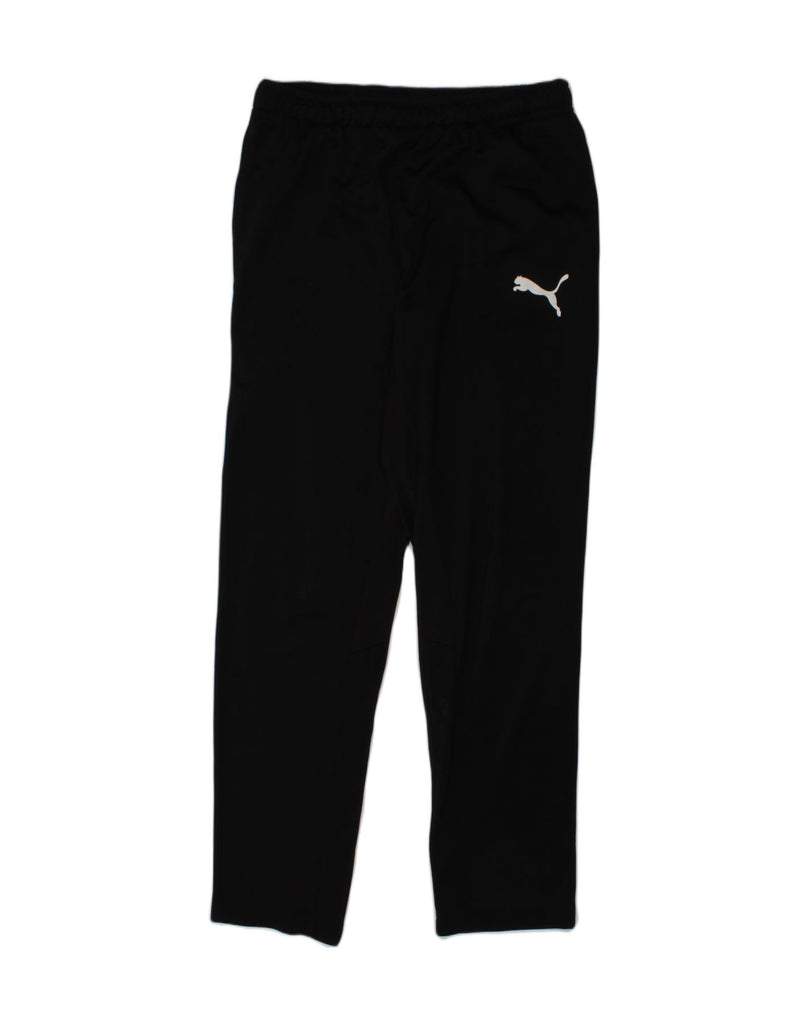 PUMA Boys Tracksuit Trousers 13-14 Years Large  Black Polyester | Vintage Puma | Thrift | Second-Hand Puma | Used Clothing | Messina Hembry 